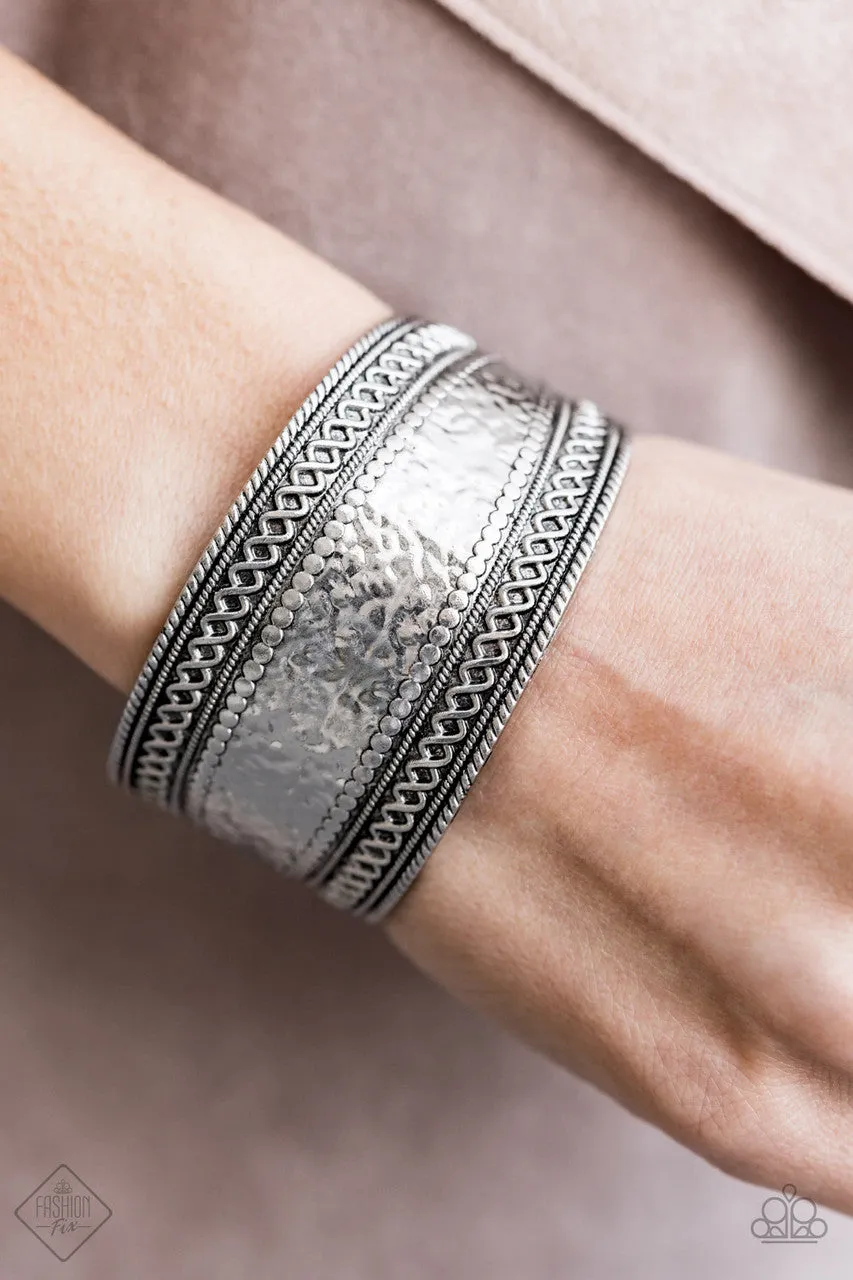 Adobe Adventure Silver Paparazzi Bracelet