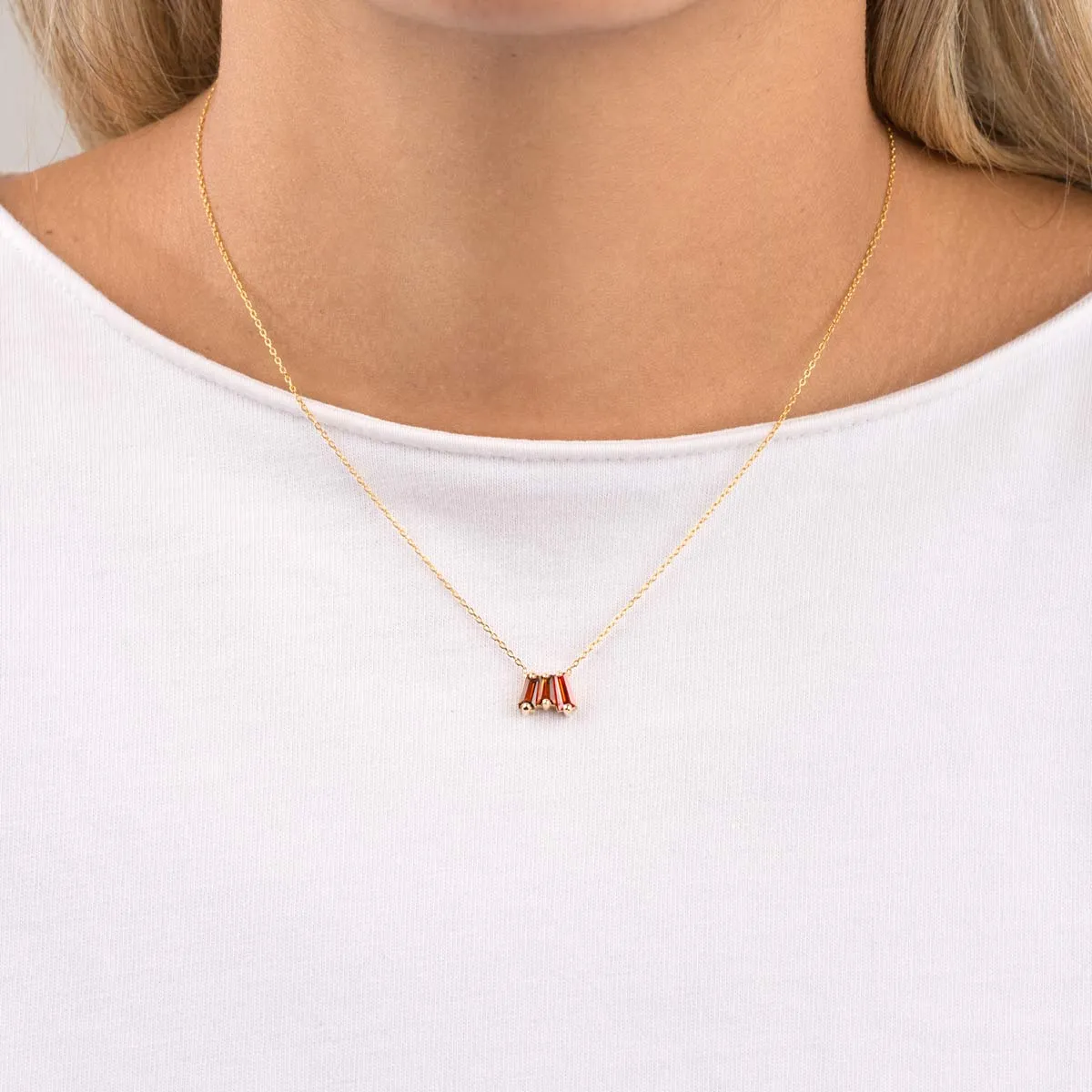 Alisa Ruby Necklace