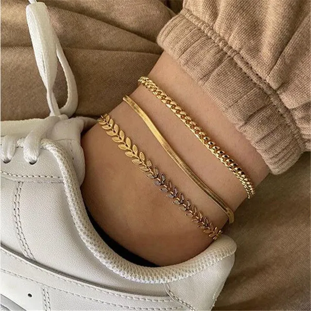 Boho Style Anklets For Women Girl Trendy Natural Shell Beads Ankle Bracelet