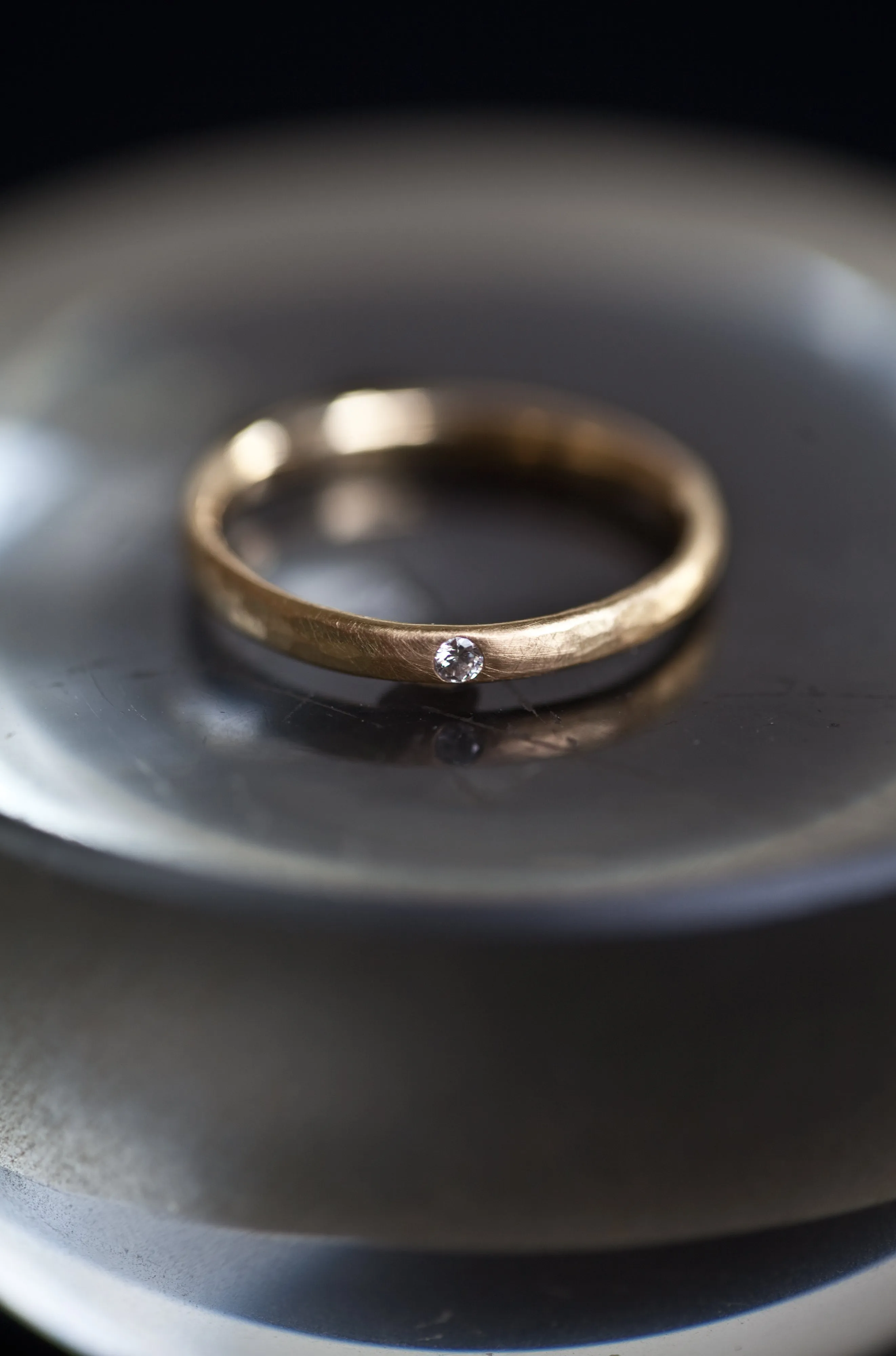 Elegant Brillant Gold Ring