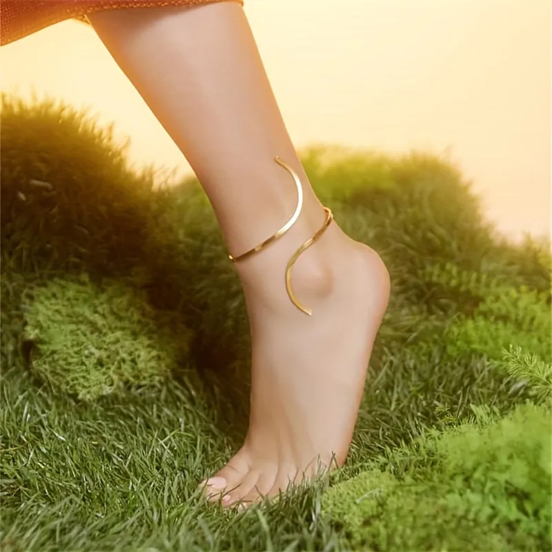 Elegant Vintage Twisted Anklet