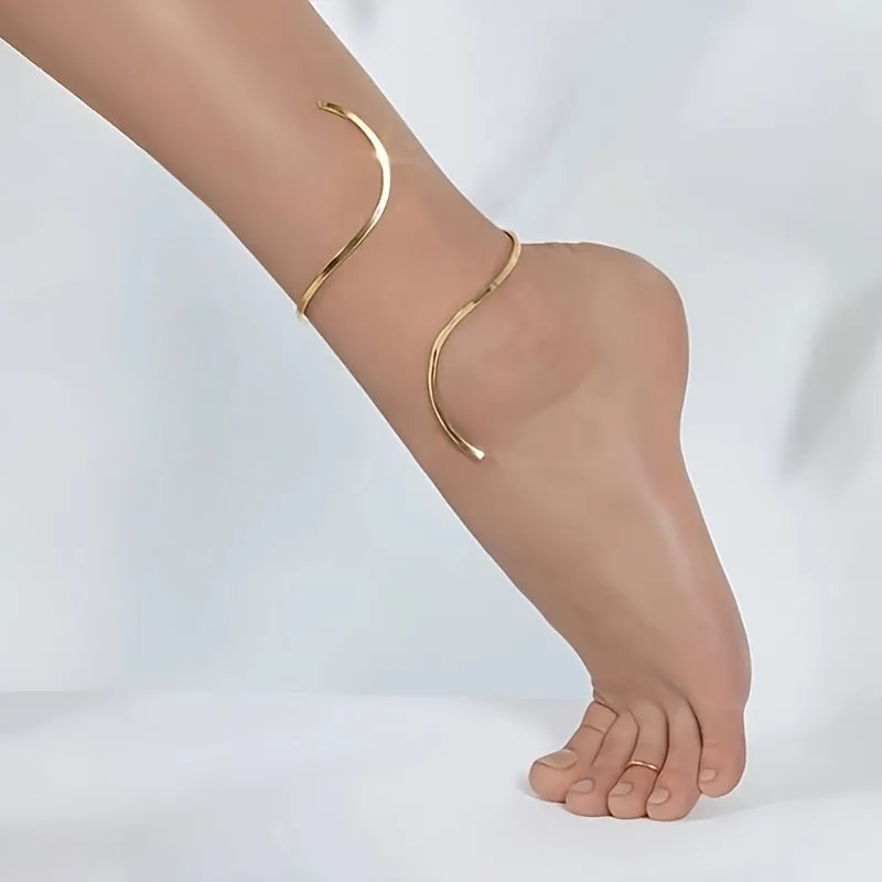 Elegant Vintage Twisted Anklet