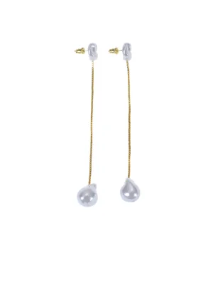 Freshwater Pearl Plunge Earring