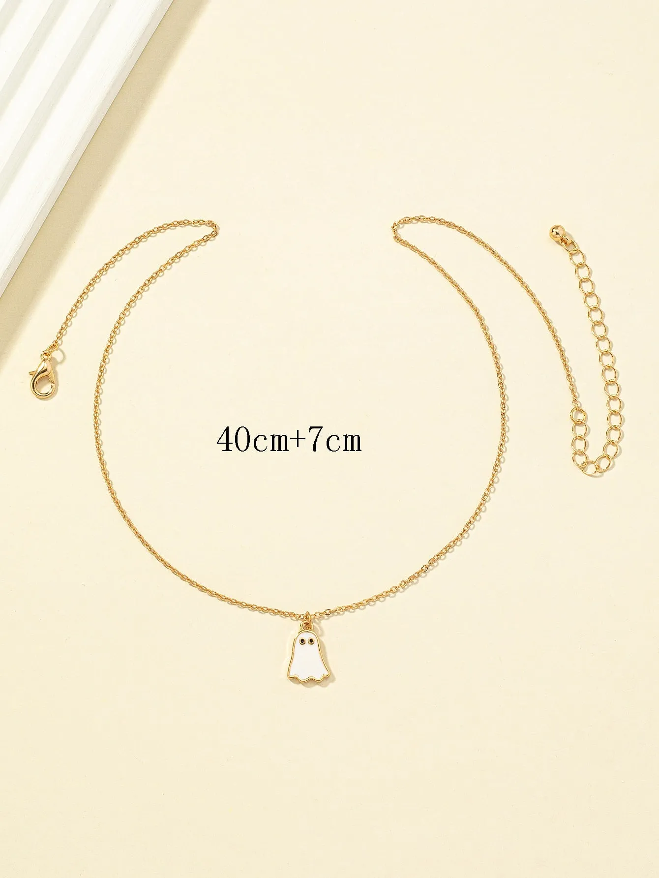 Ghost Charm Necklace for Women Girls Accessories Jewelry Gifts Gift for Her