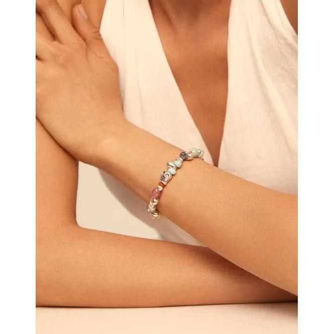 Jewel Multicolor Crystal Artisan Glass Bracelet