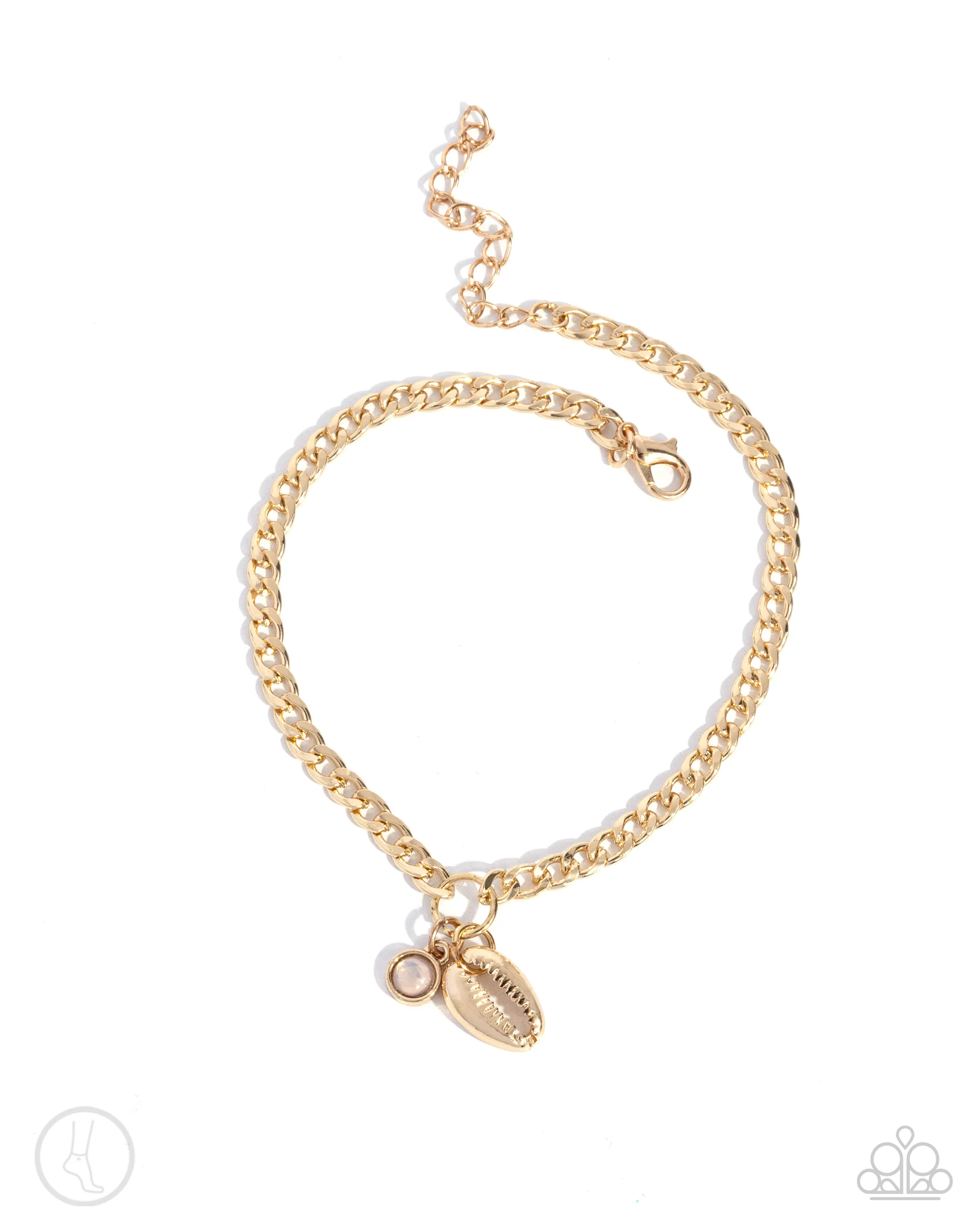 Paparazzi Conch Comeback - Pink Anklets P9AN-PKXX-032XX