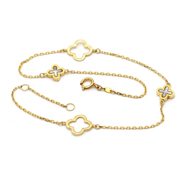 Real Gold 4 VC Anklet Adjustable Size 0635 A1021
