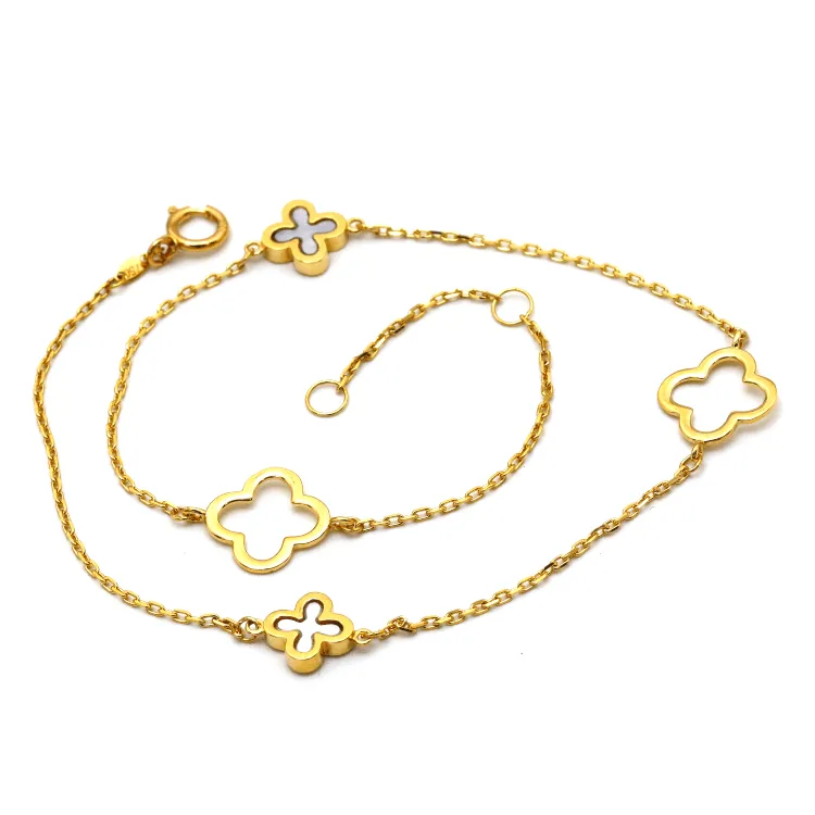Real Gold 4 VC Anklet Adjustable Size 0635 A1021
