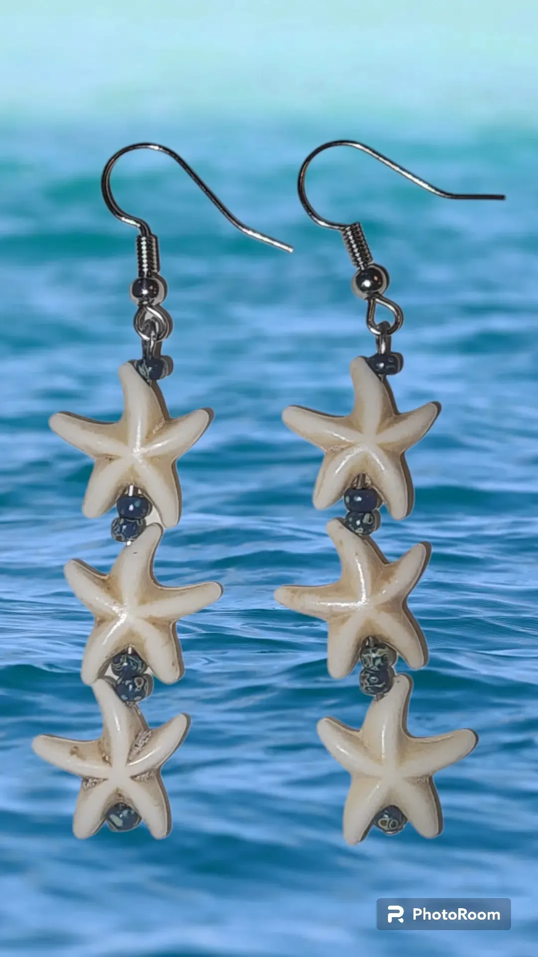 Turtle and Starfish Earrings
