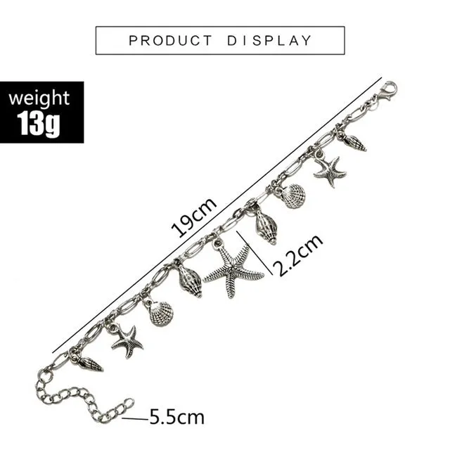 Women's Shell Beach Foot Chain